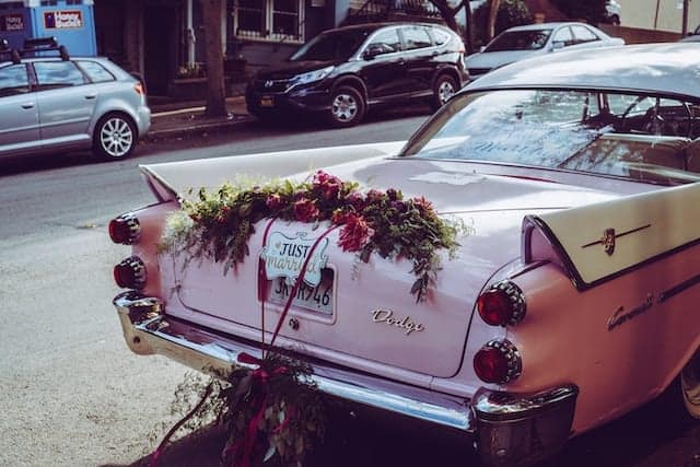 car wedding ideas