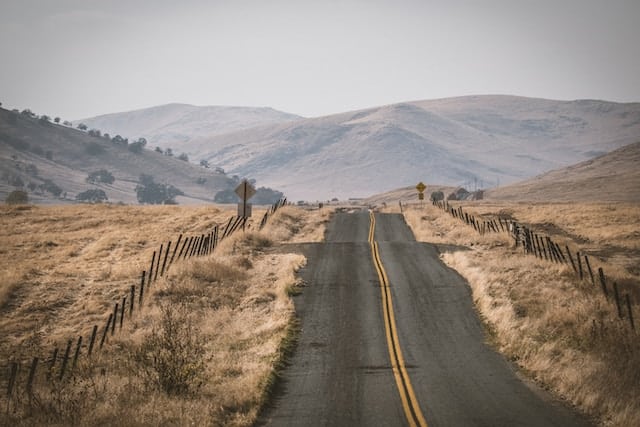 bumpy road