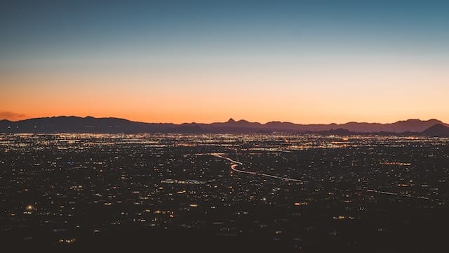 Tucson at night