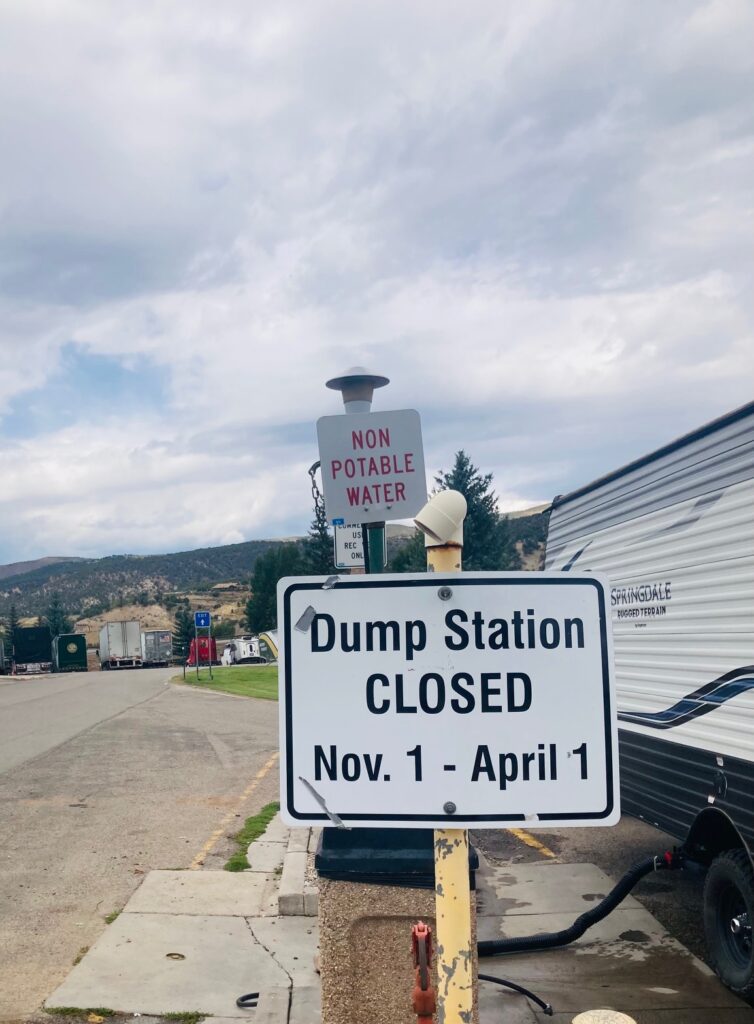 Free Dump station in Edwards, Colorado