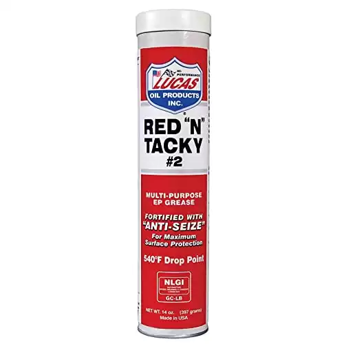 Lucas Oil 10005 Red 'N' Tacky Grease - 14 Ounce