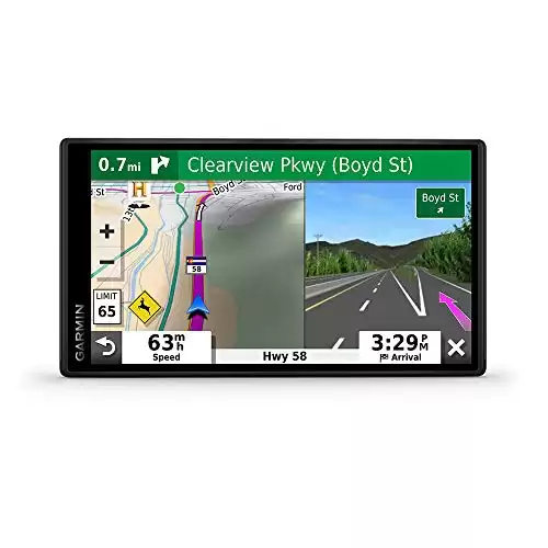 Garmin DriveSmart 55 and Traffic, GPS Navigator, 5.5” Display, Simple On-Screen Menus, Easy-to-See Maps