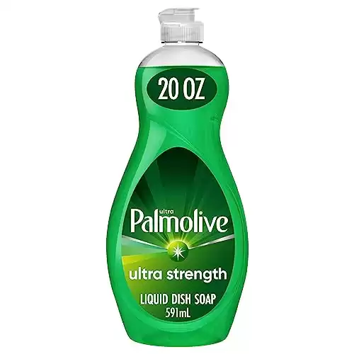 Palmolive Ultra Strength Liquid Dish Soap, Original Green, 20 Fluid Ounce(Packaging May Vary)