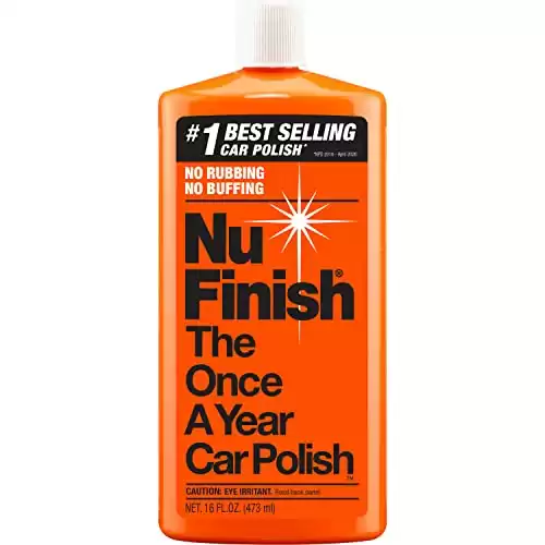 Nu Finish Car Polish, NF-76 Liquid Polish for Cars, Trucks, 16 Fl Oz Each