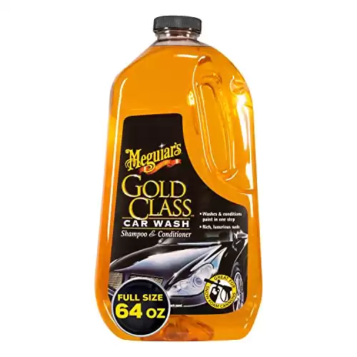 Meguiar's Gold Class Car Wash, Car Wash Foam for Car Cleaning 64 Oz Container